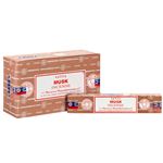 Musk Satya Incense Sticks 15g Box of Twelve Special Offer